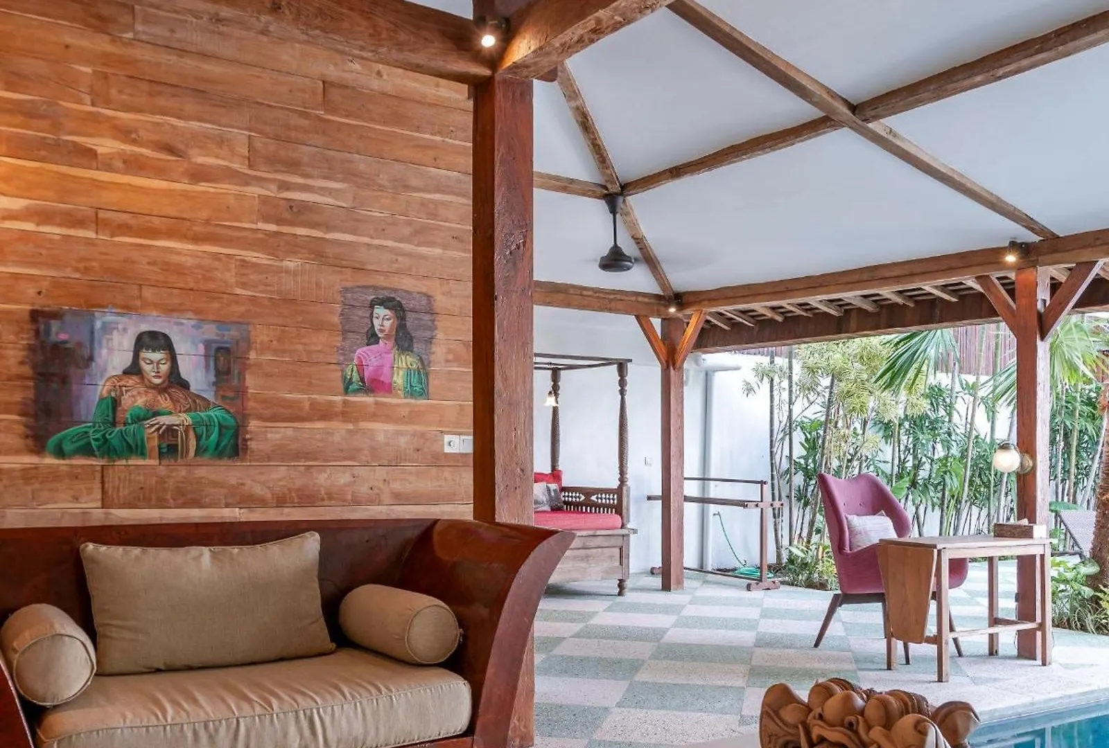 Villa Gambar - Comfortable Modern Mix 3Br Villa With Large Private Pool, 10 Minutes To The Beach Canggu