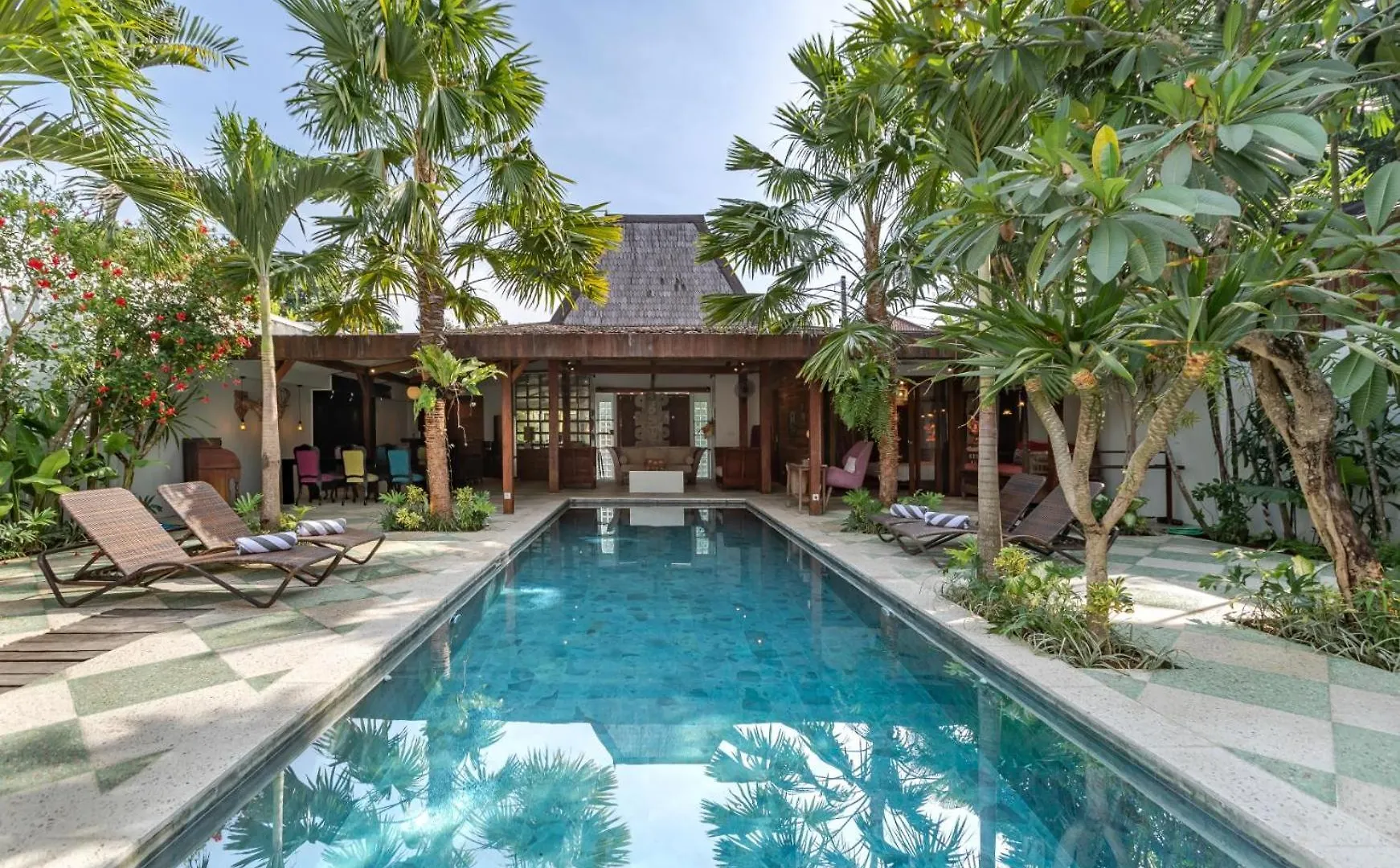 Villa Gambar - Comfortable Modern Mix 3Br Villa With Large Private Pool, 10 Minutes To The Beach Canggu