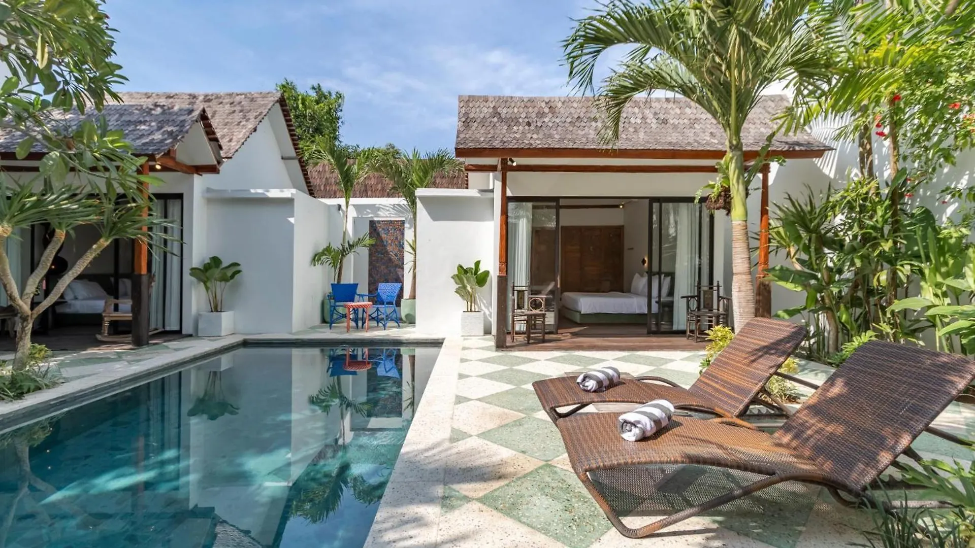 Villa Gambar - Comfortable Modern Mix 3Br Villa With Large Private Pool, 10 Minutes To The Beach Canggu