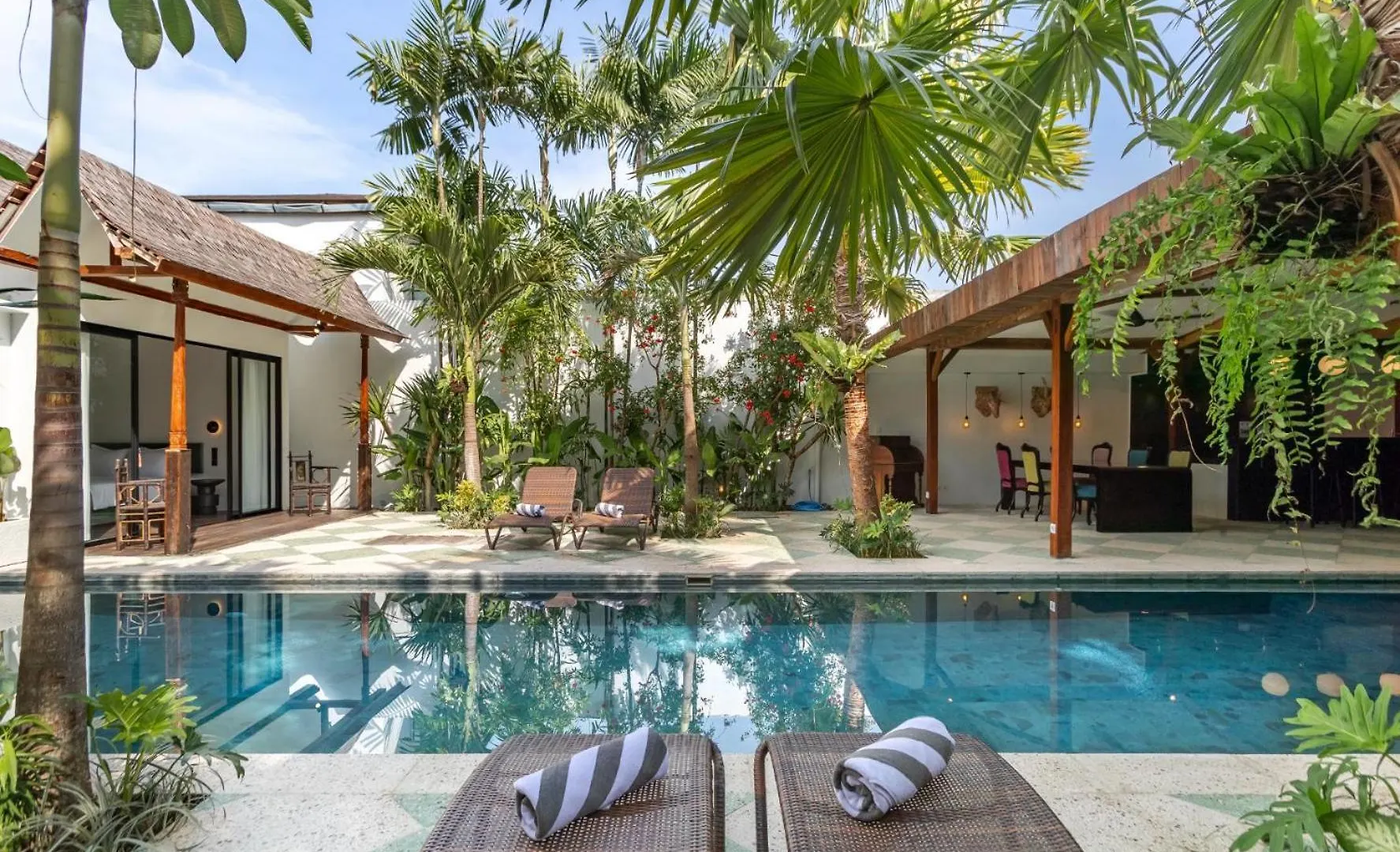 Villa Gambar - Comfortable Modern Mix 3Br Villa With Large Private Pool, 10 Minutes To The Beach Canggu  0*, Canggu (Bali) Indonesia