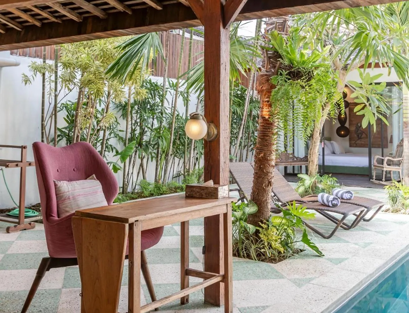 Villa Gambar - Comfortable Modern Mix 3Br Villa With Large Private Pool, 10 Minutes To The Beach Canggu