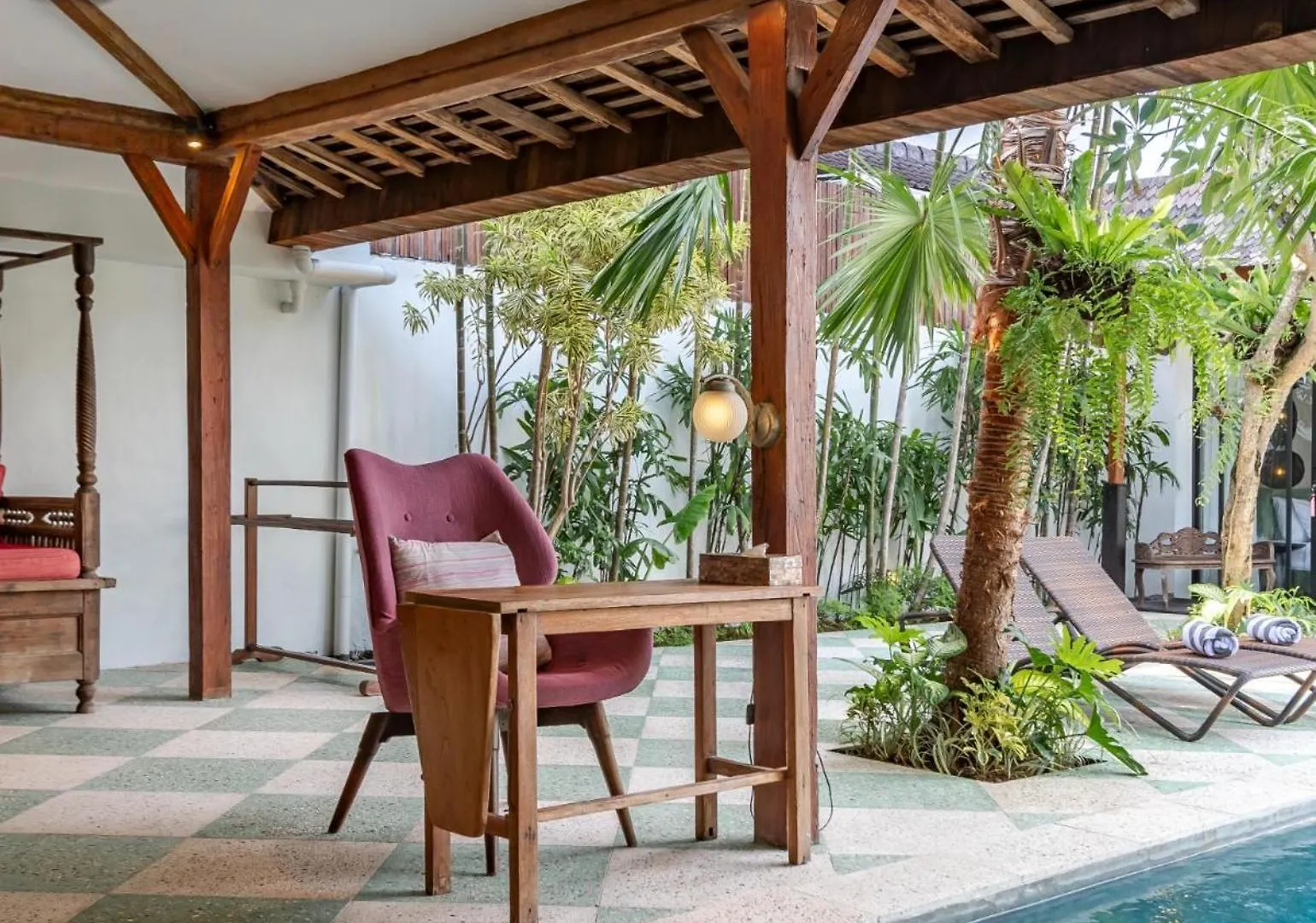 Villa Gambar - Comfortable Modern Mix 3Br Villa With Large Private Pool, 10 Minutes To The Beach Canggu  Indonesia